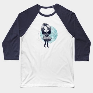 Gothy Girl Baseball T-Shirt